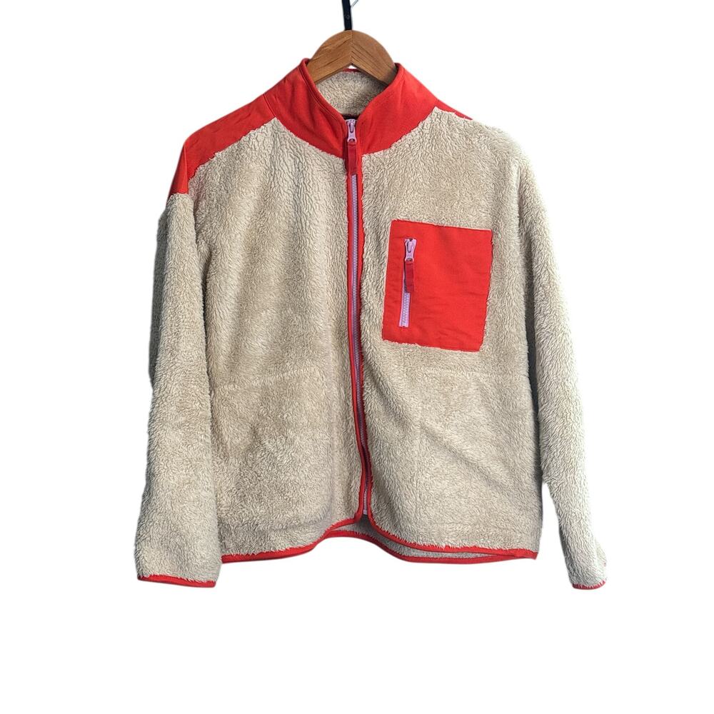 J.Crew Cozy Colorblock Sherpa Fleece Full Zip
Jacket‎ Size S